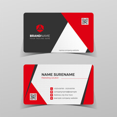 Modern Creative Design Business Card Template Illustration.