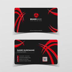 Modern Creative Design Business Card Template Illustration.