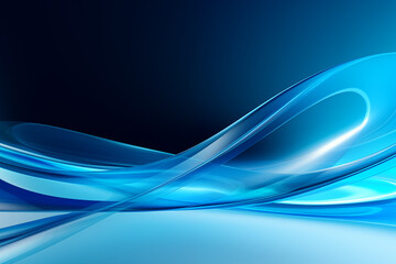 abstract blue wave background