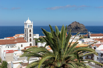 View of the town of Garachico in Tenerife. Canary Islands, Spain