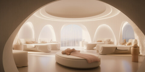 Spa and relax concept. Beautiful salon