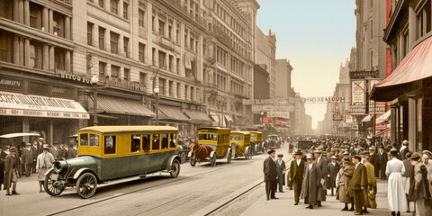 New York City in the early 1900s