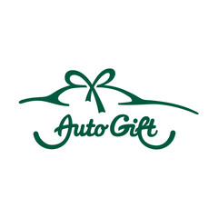 Auto Gift logo. Vector and illustration.