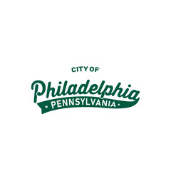 City of Philadelphia lettering design. Philadelphia, Pennsylvania typography design. Vector and illustration.