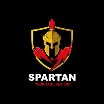 Spartan warrior helmet - sparta mask logo design, suitable for your design need, logo, illustration, animation, etc.