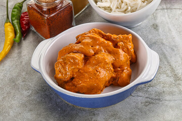 Indian cuisine - chicken butter masala