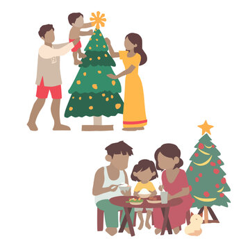 Filipino Christmas Holiday Harmony: Family Togetherness with warmth in True Filipino Fashion during Pasko