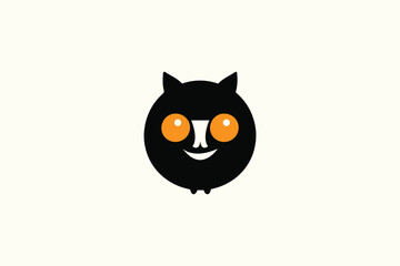 Vector The Cat Logo Design