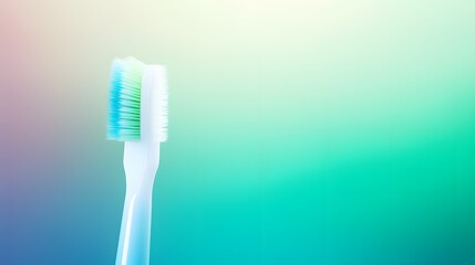 Blue Bristled Toothbrush for Effective Oral Care and Hygiene Generative AI
