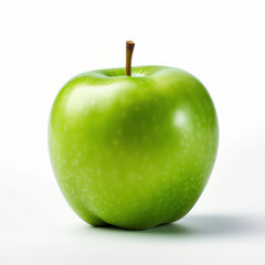 green apple isolated on white