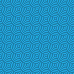 Japanese Blue waves pattern