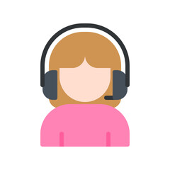 Communication icons in various shapes in flat, line, colored styles.