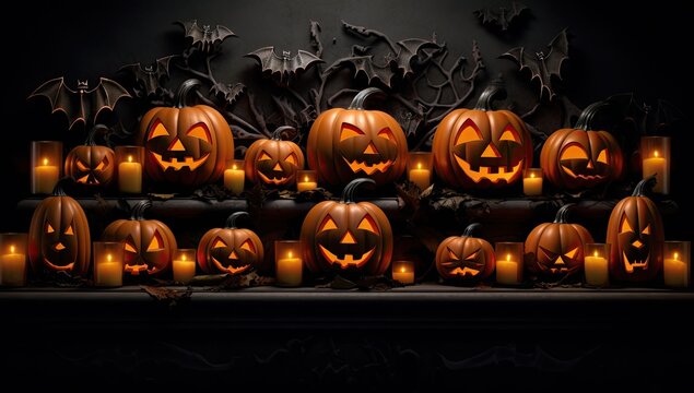 Halloween, Festival, Colorful, Scary, Pumpkin, Wallpaper, Flyer