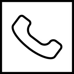 Contact  Us On Phone Vector Icon