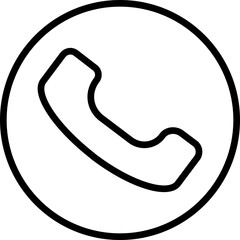 Contact  Us On Phone Vector Icon