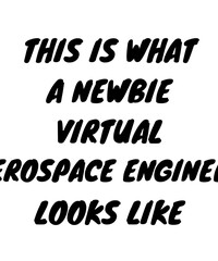 Newbie virtual aerospace engineer
