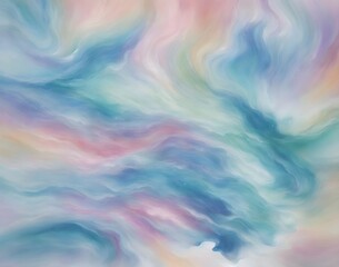 Soft abstract gradient multicolor smoke swirls background