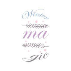 winter t shirt design illustration