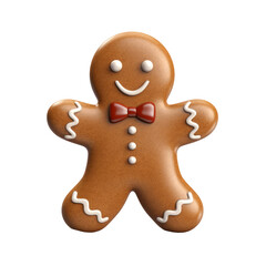 Gingerbread men, cut out - stock png.