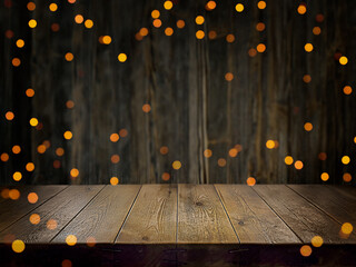 Festive, Christmas, New Year background. Evening. Night. Homely, cozy background. Abstract...
