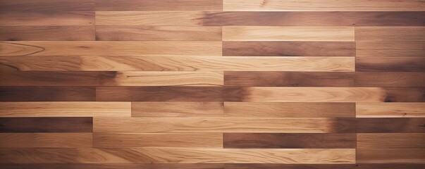 parquet wood texture, dark wooden floor background, Generative AI 