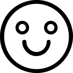 Smile Emoticon Vector Icon
