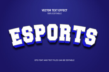 Esport editable text effect trending style modern