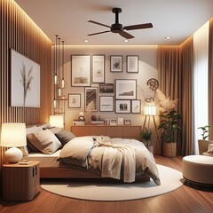 Elegance in Simplicity: The Modern Living Bedroom