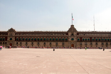 National Palace in Zocalo of Mexico City