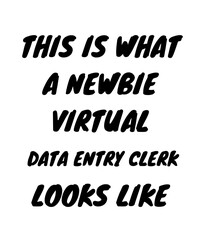 Newbie virtual data entry clerk