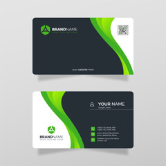 Vector business card template.