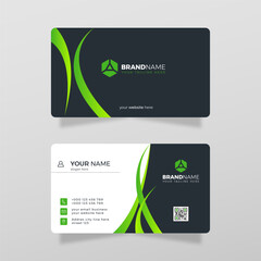 Vector business card template.
