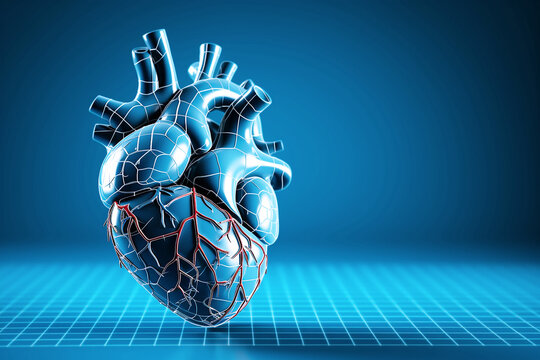 Blue Heart. Cardiologist, Medical Concepts