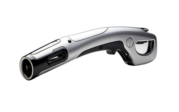 Precision Medical Instrument Realistic Image Showcase of a Laryngoscope on White or PNG Transparent Background