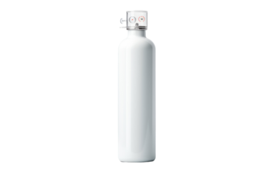 A Realistic Glimpse into Oxygen Cylinder Support in Healthcare on White or PNG Tarnsparent Background