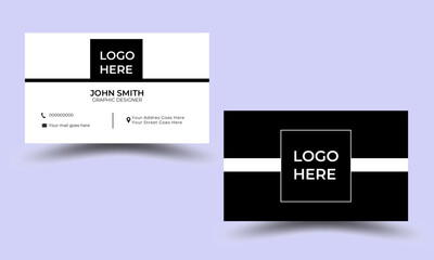 Fototapeta premium Luxury and elegant, Clean and Creative professional business card
