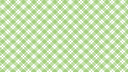 Diagonal print green plaid background
