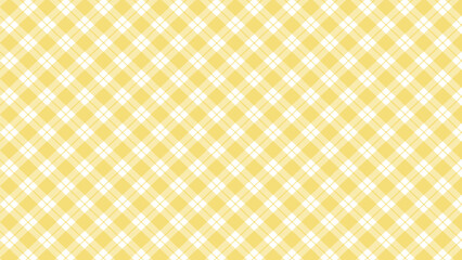 Diagonal print yellow plaid background