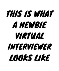 Newbie virtual interviewer