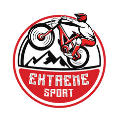 bike sport extreme logo template