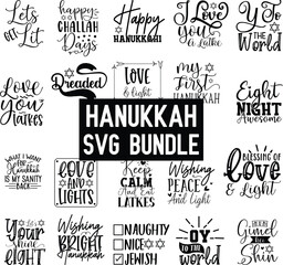 Hanukkah svg bundle