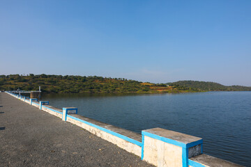 Small irrigation Nagavathi dam in Tamilnadu	
