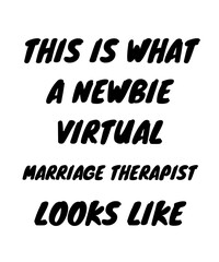 Obraz premium Newbie virtual marriage therapist
