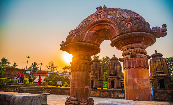 Mukteswar Templle, Sunset, Bhubaneswar, Odisha, India