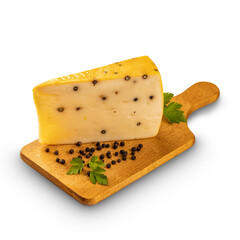 Cheese with black pepper