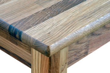 Wooden table elements close view png, isolated object