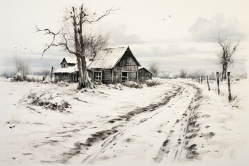 Vintage Winter - Generative AI