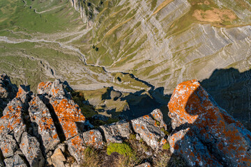 Autumn mountain tour on the Hoher Ifen in the Kleinwalsertal Allgau Alps