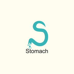 Stomach care logo vector design template creative stomach symbol