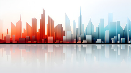 Fototapeta premium City Abstract Business Background